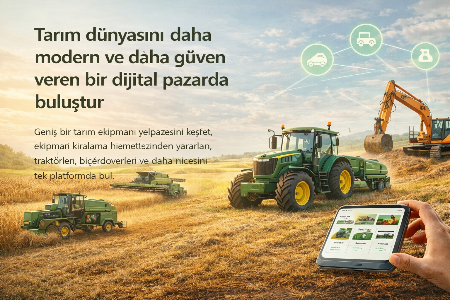 Samsun Bafra Profesyonel Buğday Hasat Hizmeti (Test)